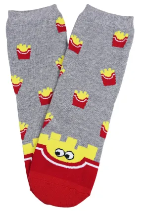 Hot Chips Cotton Socks Grey