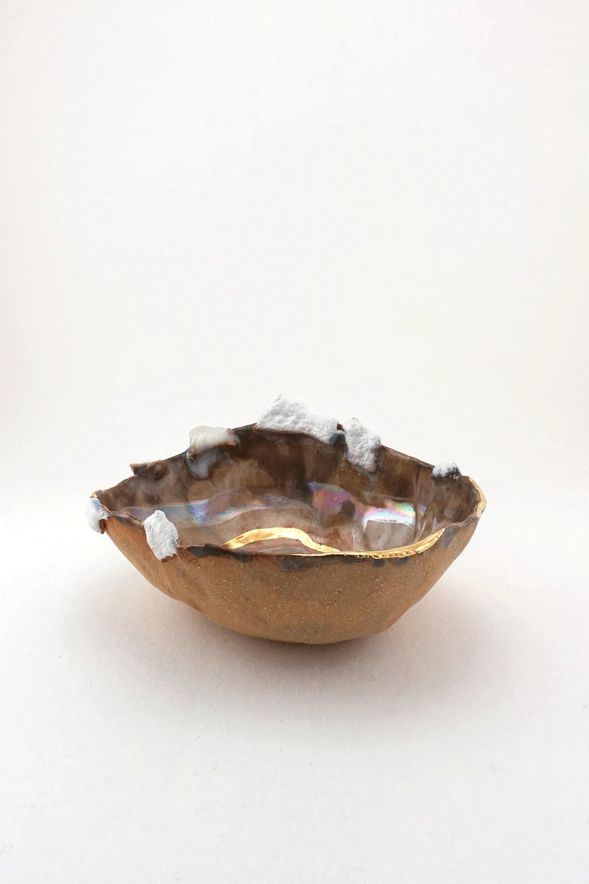 Iceland Shell with Gold Ripple - Mini