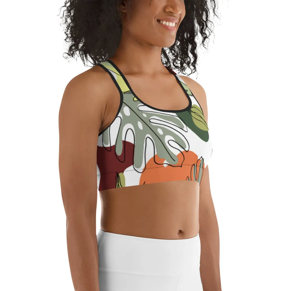 Jungle Print Sports bra
