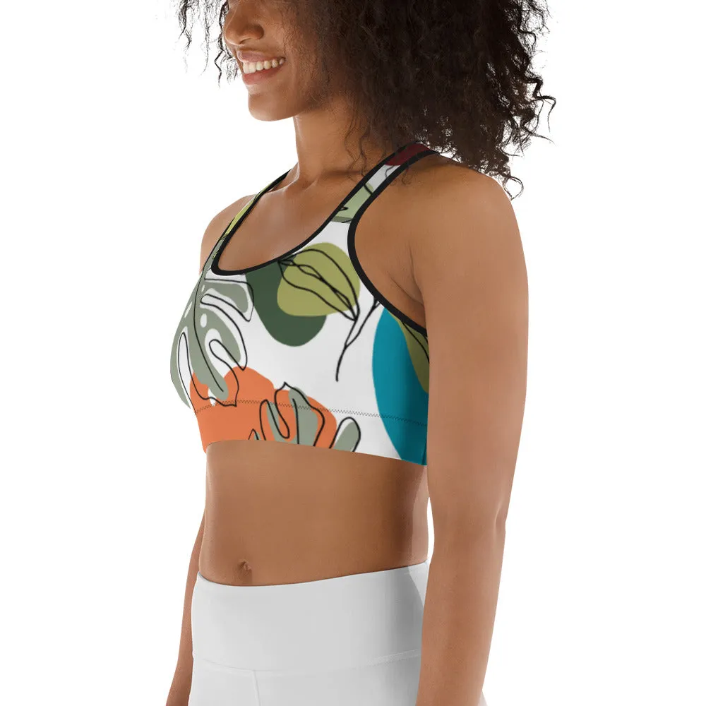 Jungle Print Sports bra