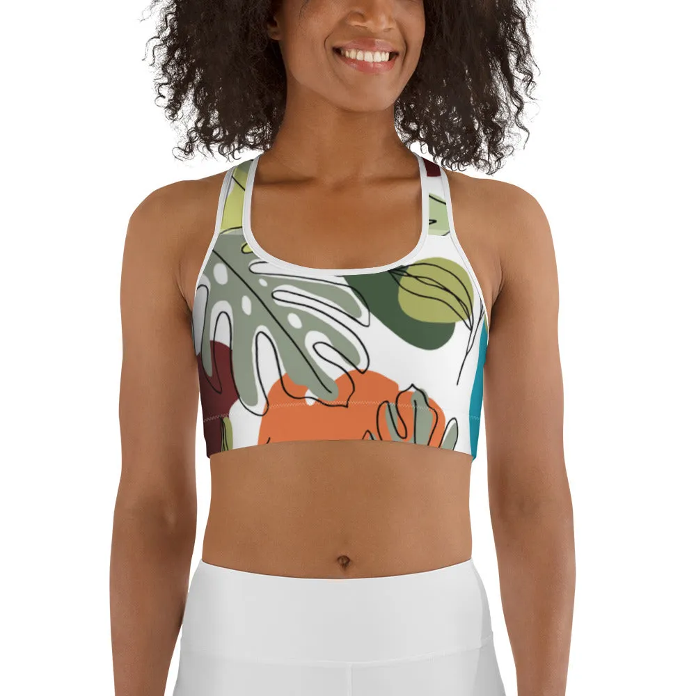 Jungle Print Sports bra
