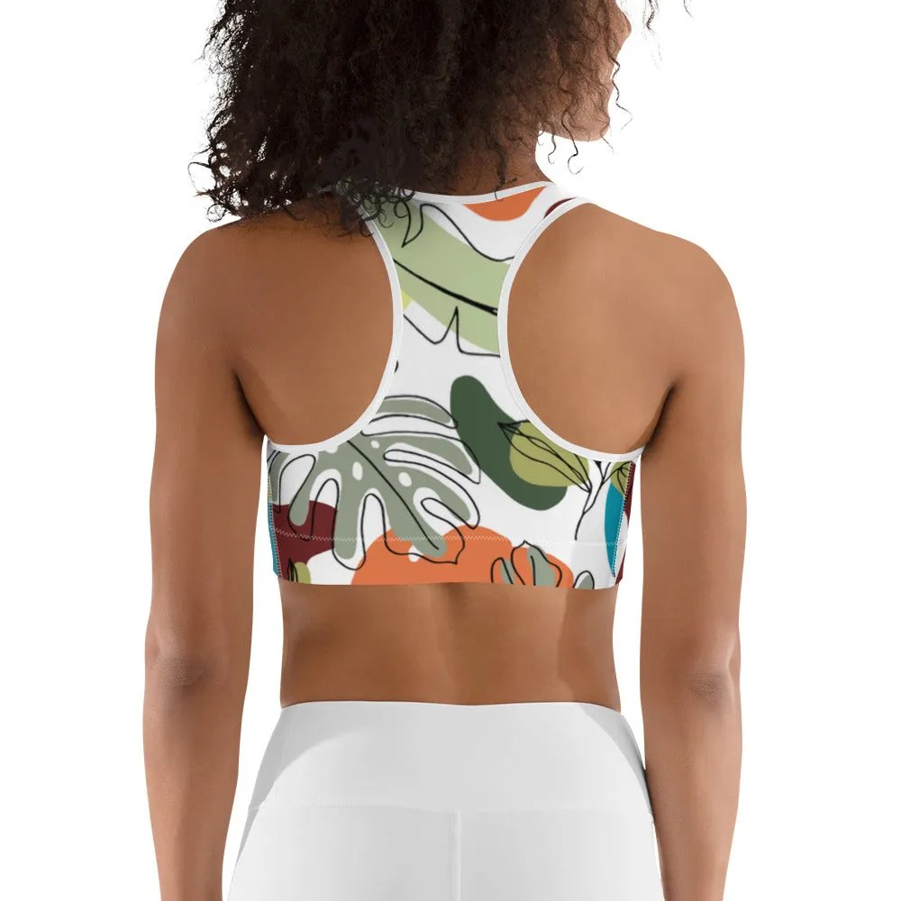 Jungle Print Sports bra