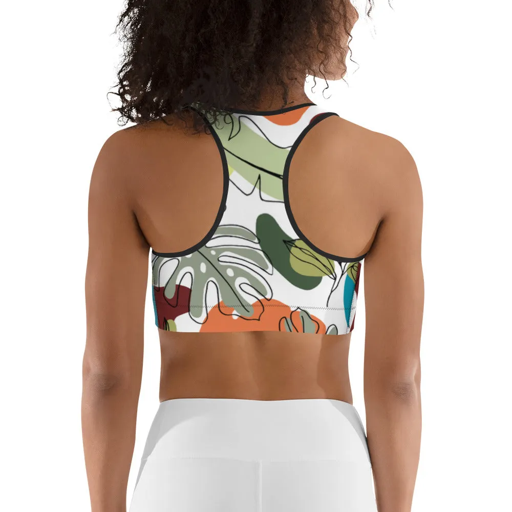 Jungle Print Sports bra