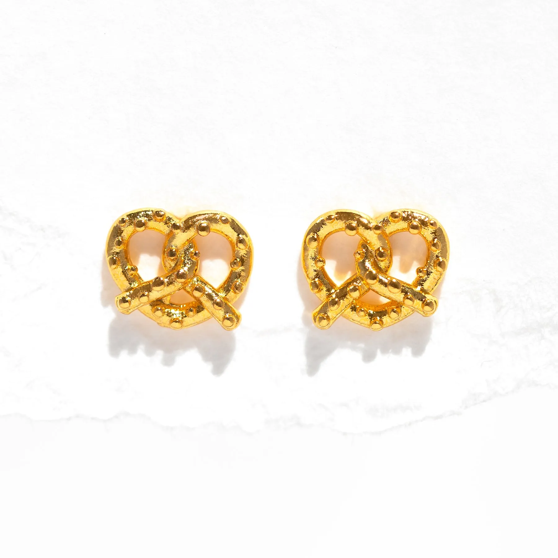 Knot Your Average Pretzel Studs