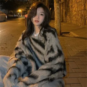 Lazy Plush Knitted Sweater