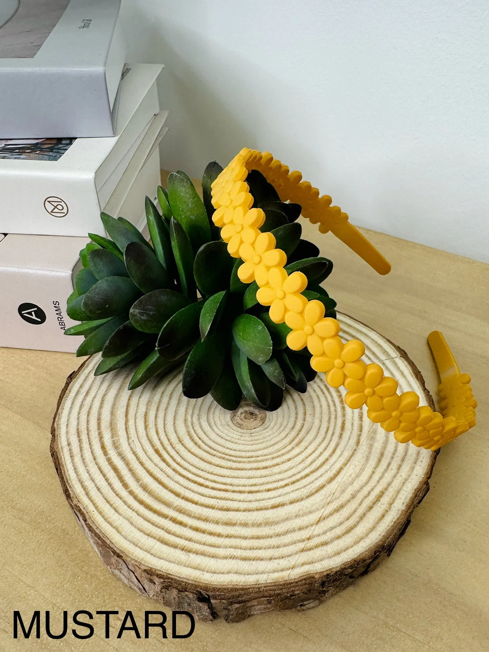 Matte Flower Headband- Multiple Colors!