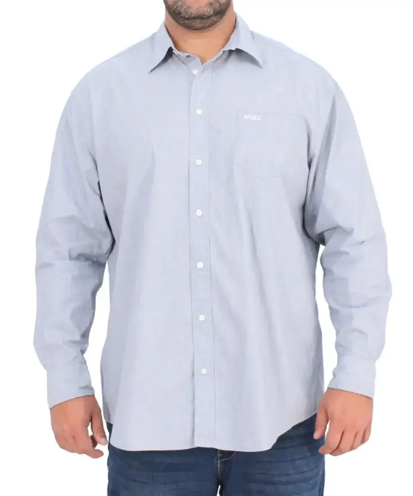 Mens Long Sleeve End On End Shirt