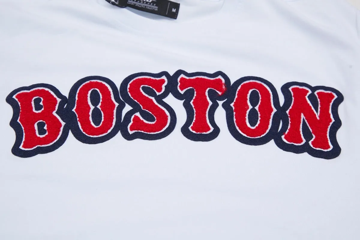 MLB BOSTON RED SOX CLASSIC CHENILLE MEN'S TOP (WHITE)