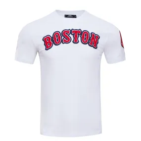 MLB BOSTON RED SOX CLASSIC CHENILLE MEN'S TOP (WHITE)