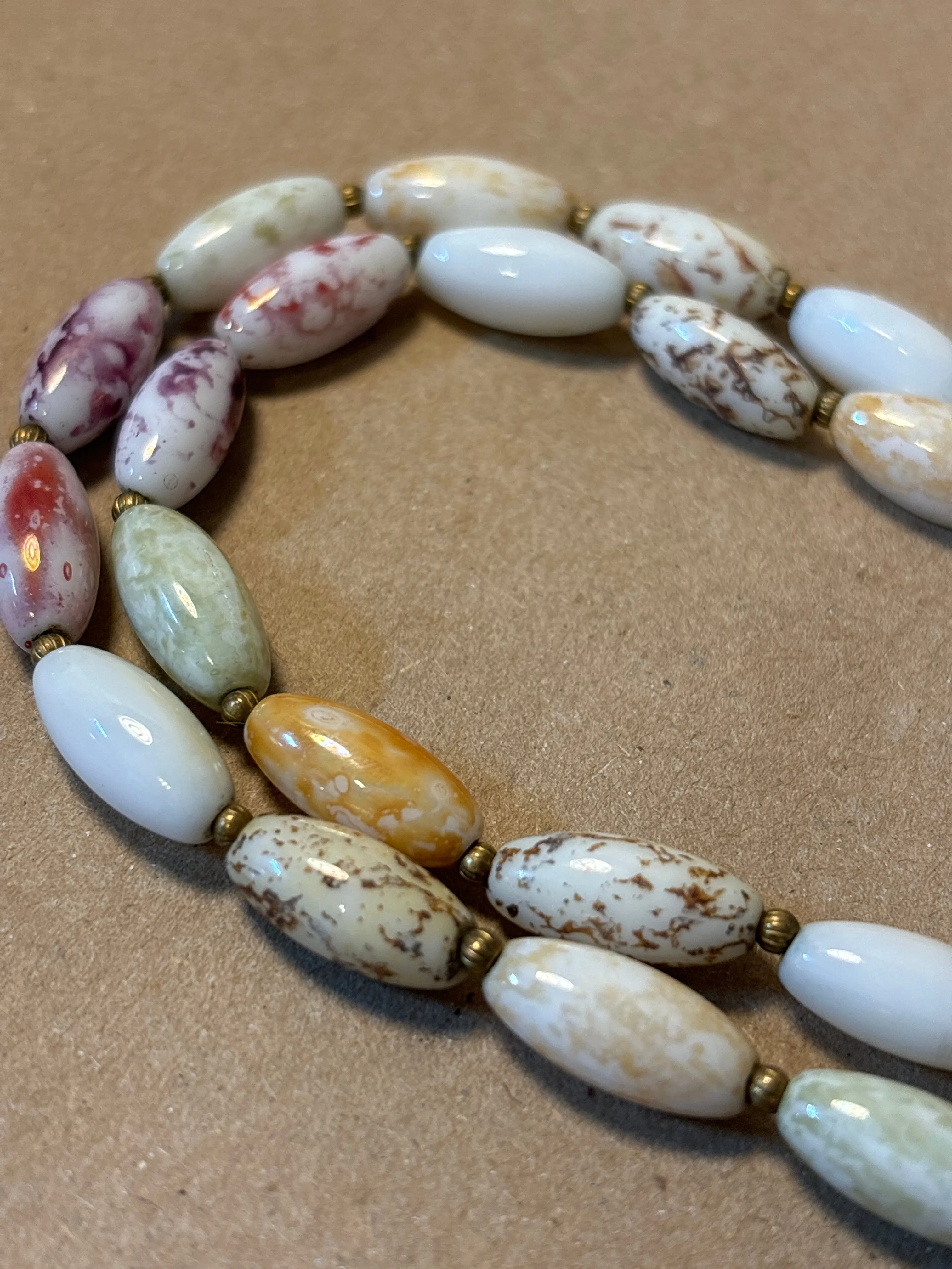 Multi Color Beaded Necklace