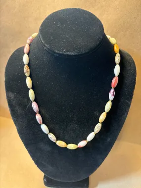 Multi Color Beaded Necklace