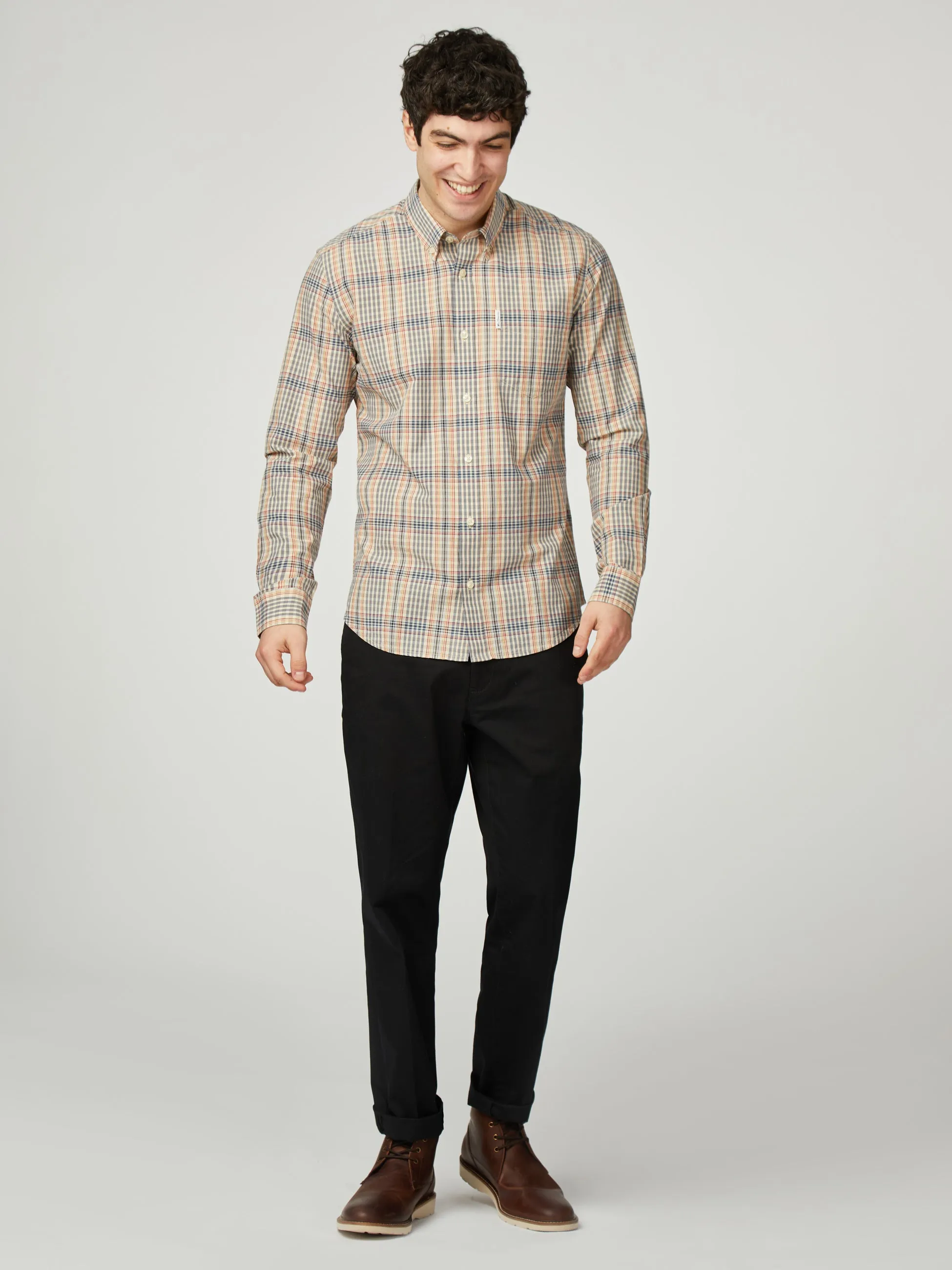 Multicolour Check - Fog