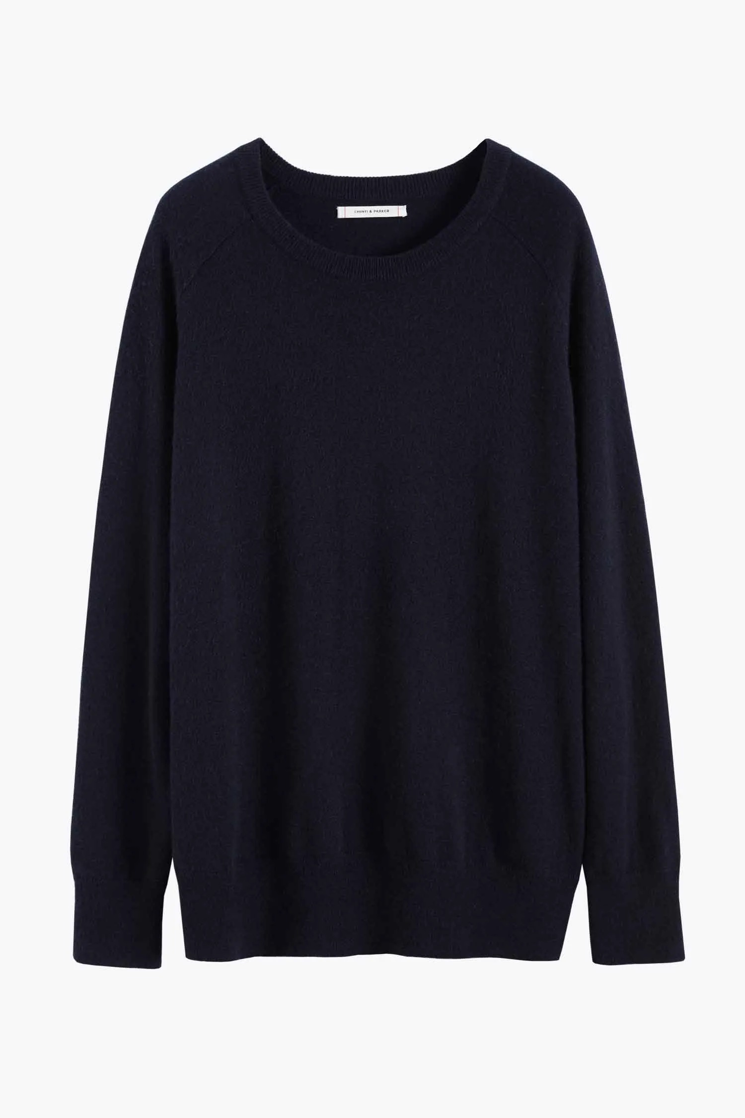 Navy Cashmere Slouchy Sweater