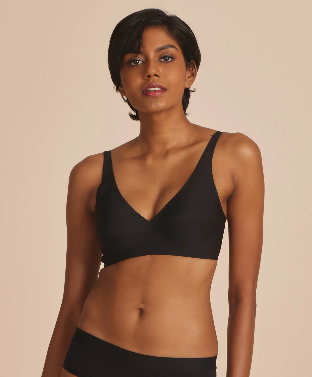 Next To Skin Seam Free Plunge Bralette
