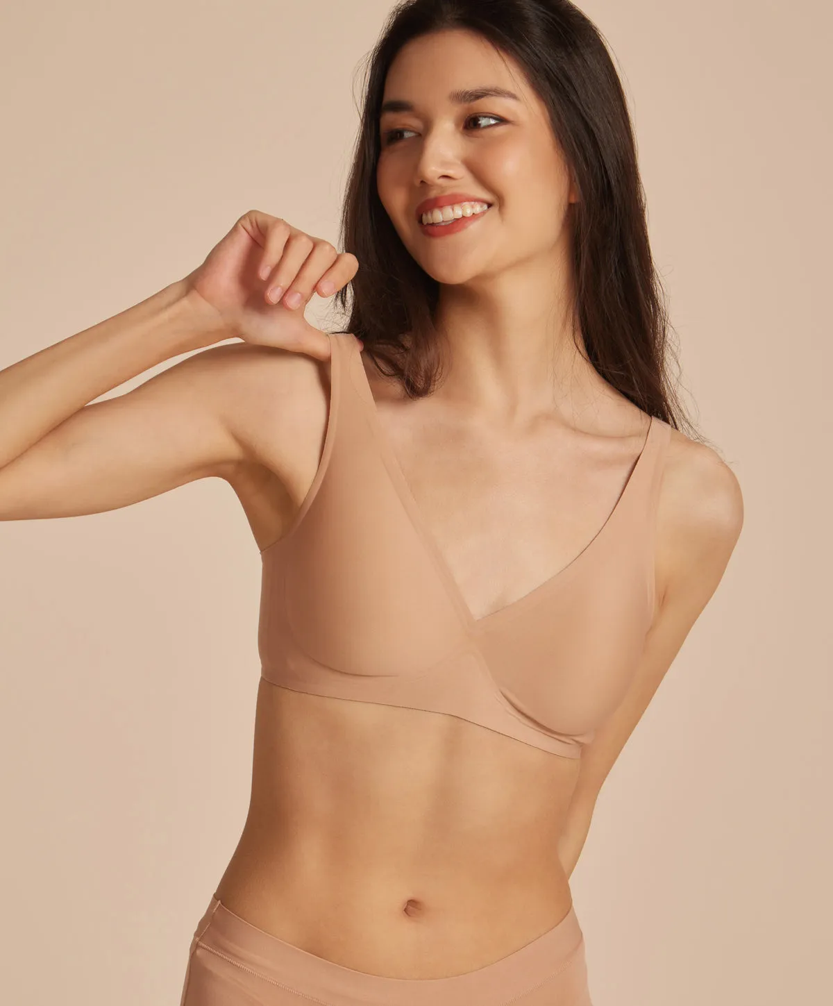 Next To Skin Seam Free Plunge Bralette