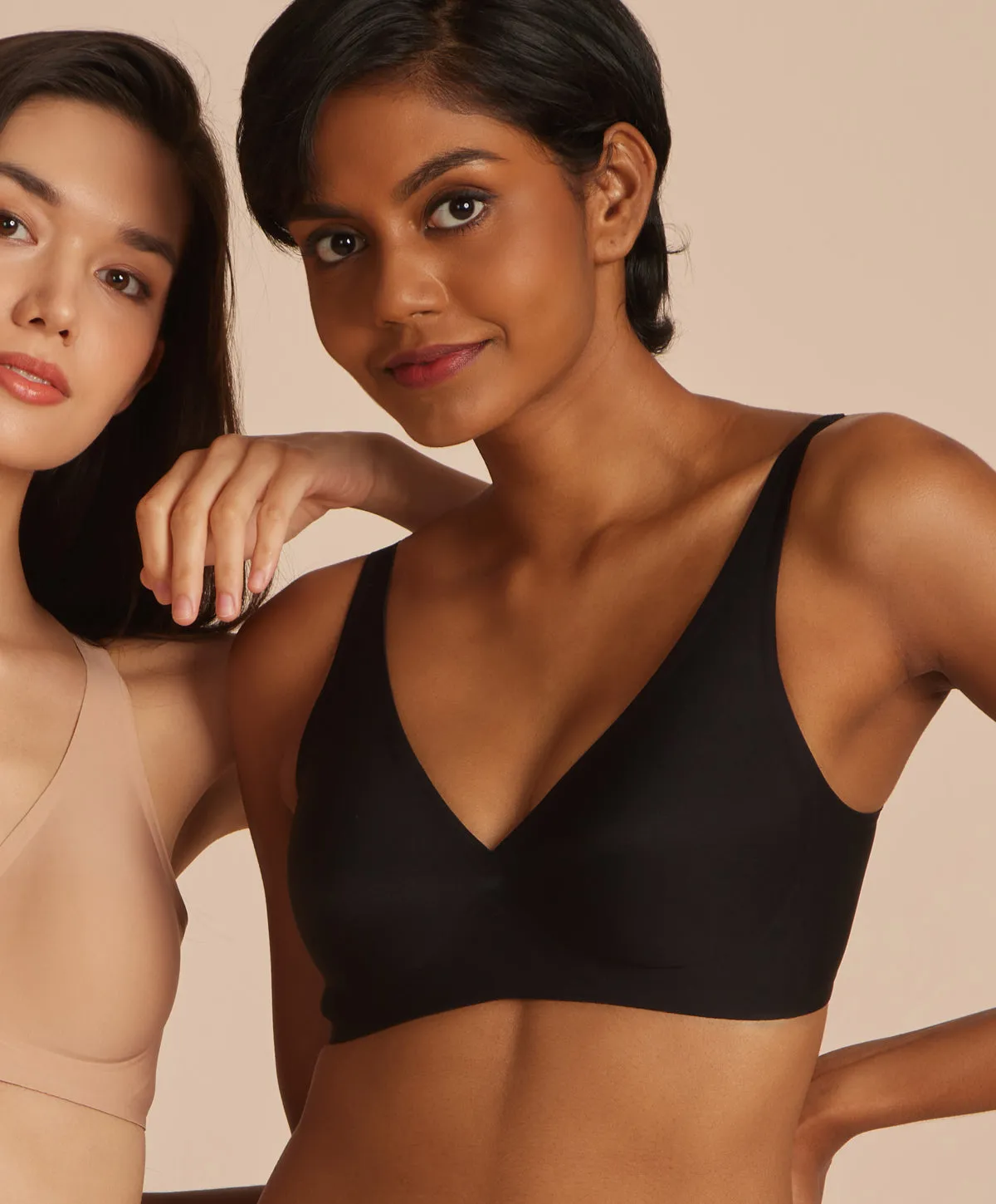 Next To Skin Seam Free Plunge Bralette
