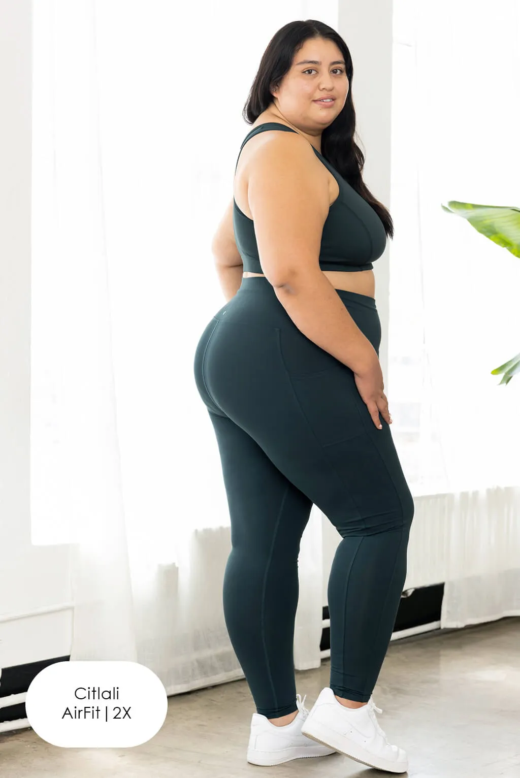 Pocket Ankle Leggings - Evergreen