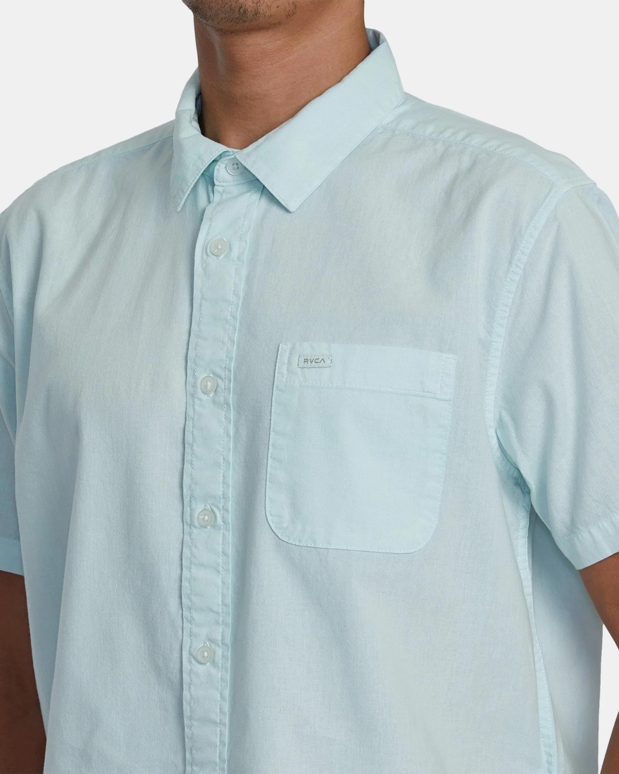 PTC Woven II Short Sleeve Shirt - Light Blue