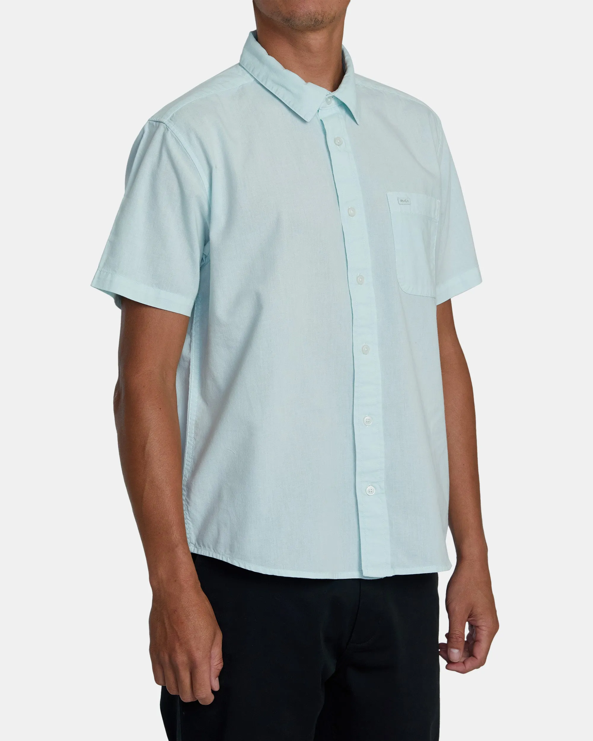 PTC Woven II Short Sleeve Shirt - Light Blue