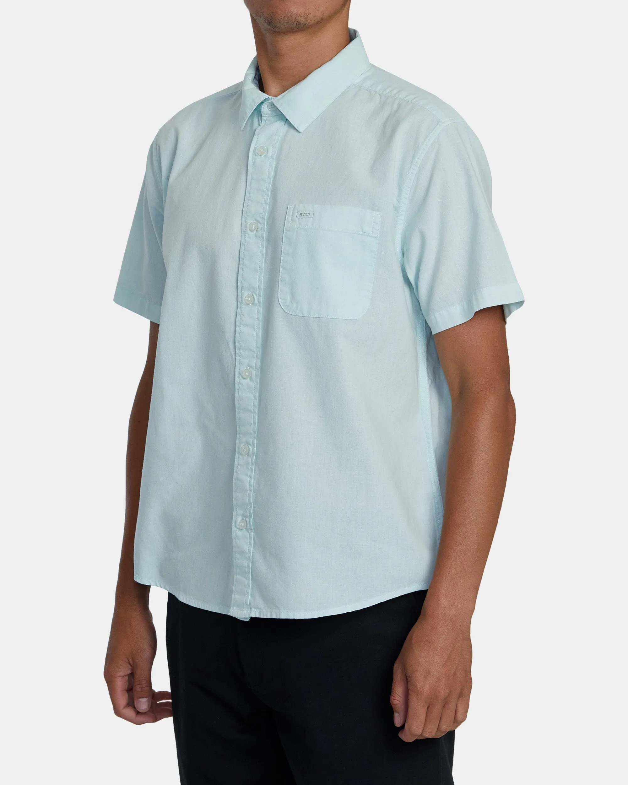 PTC Woven II Short Sleeve Shirt - Light Blue