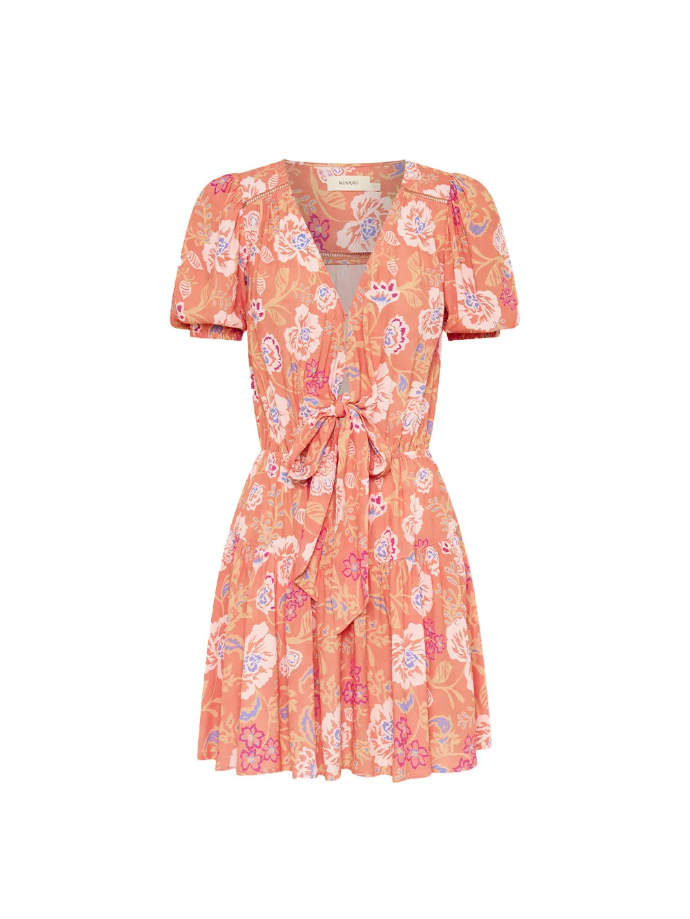 Rosa Tie Front Mini Dress