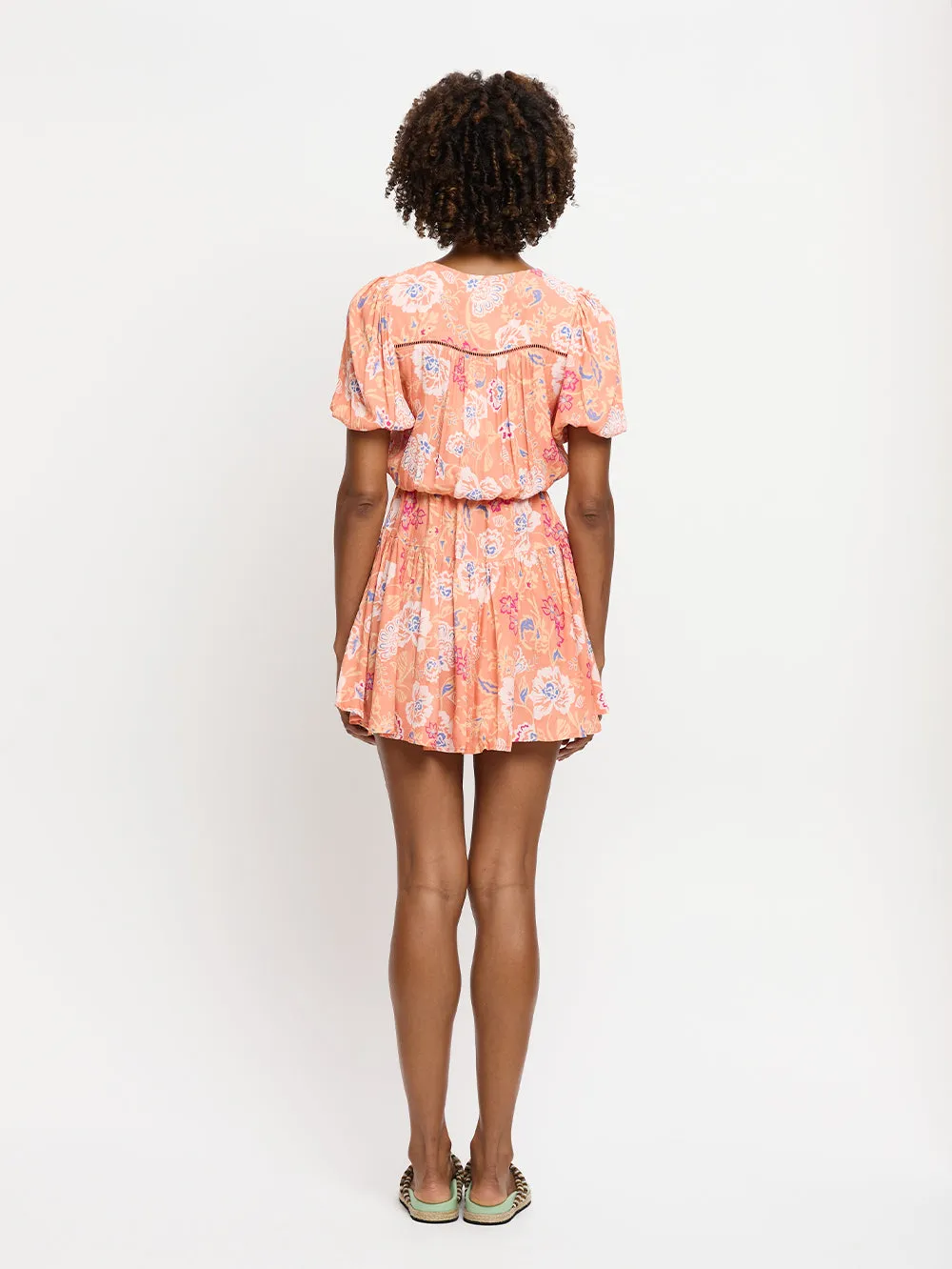 Rosa Tie Front Mini Dress