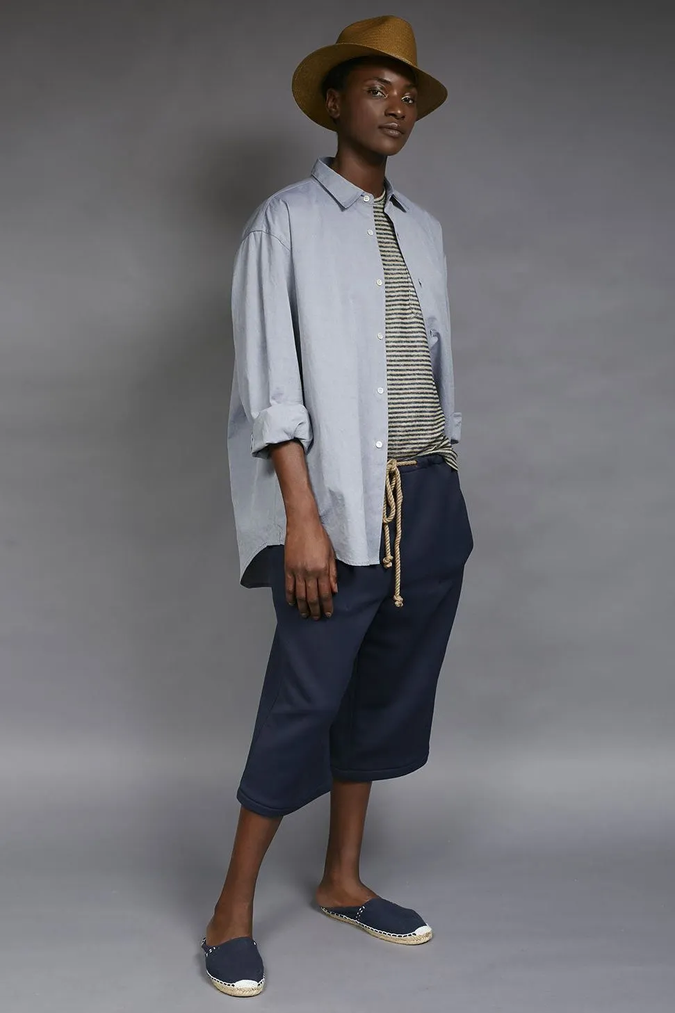 shirt sky cotton twill