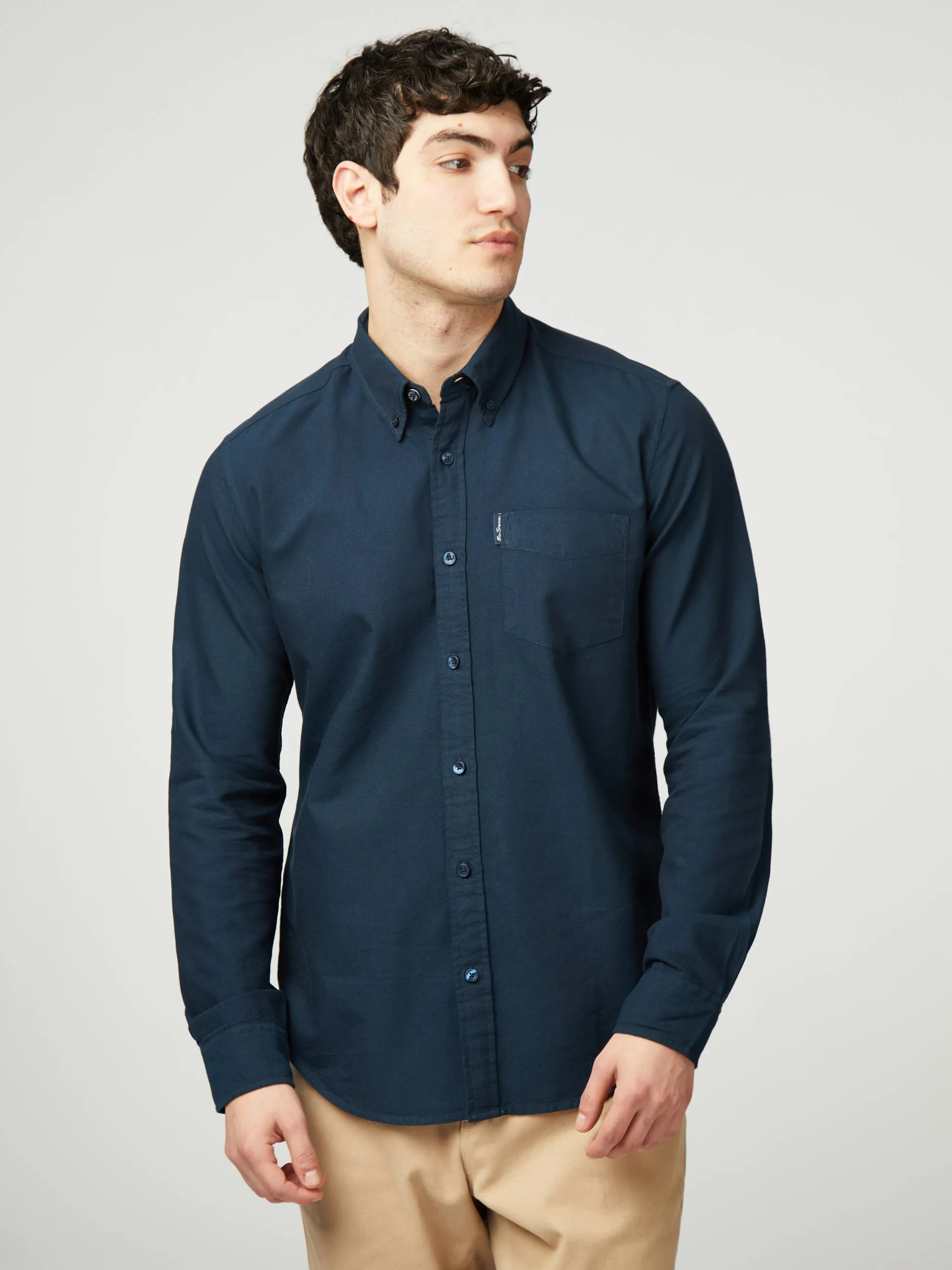 Signature Oxford Long Sleeve - Dark Navy