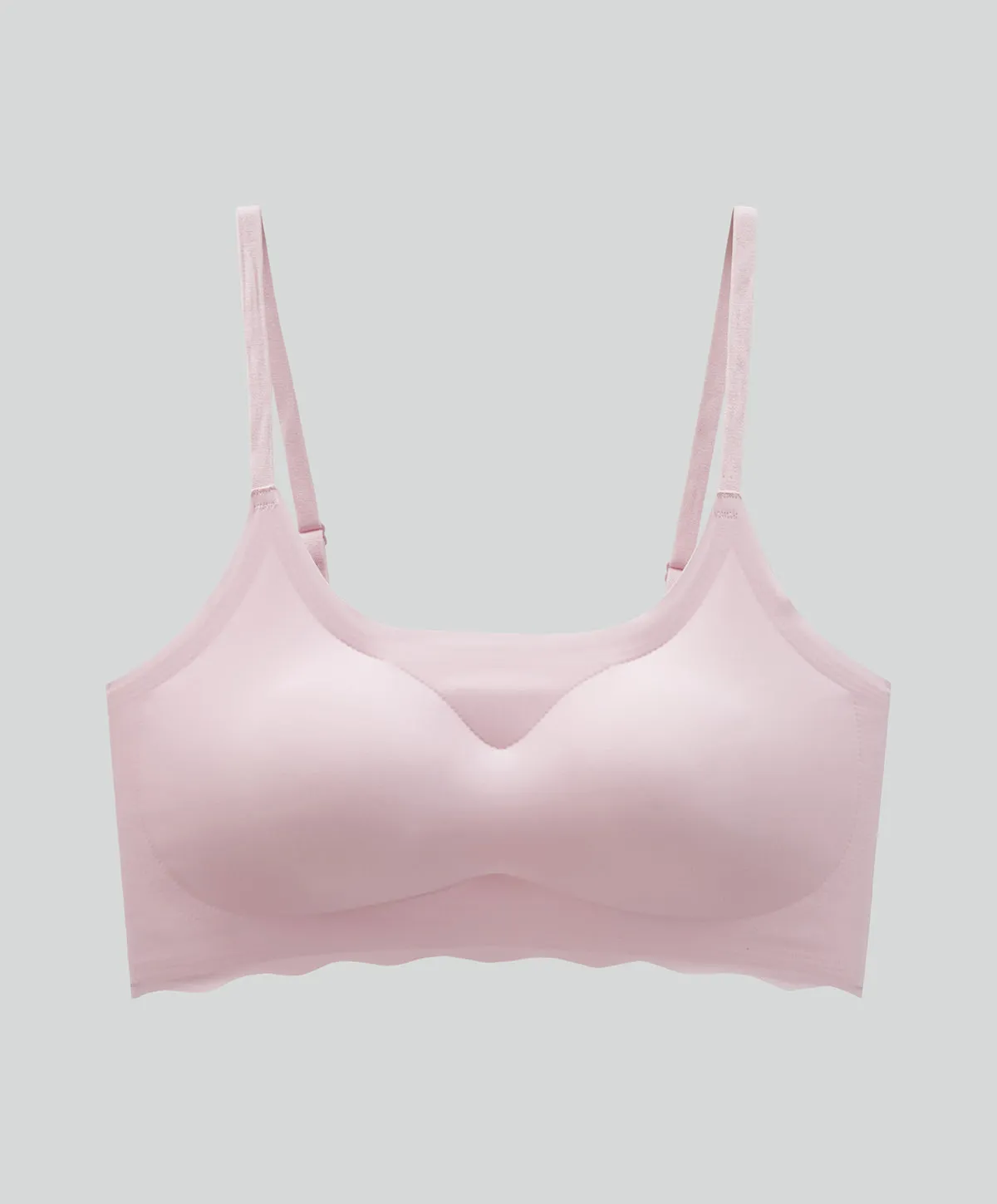 Slip On Seam Free Adjustable Straps Bralette 202-2931V