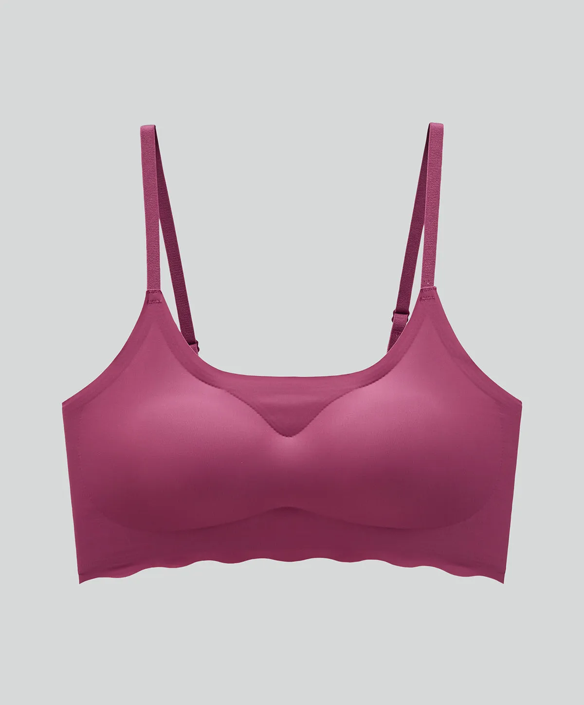 Slip On Seam Free Adjustable Straps Bralette 202-2931V