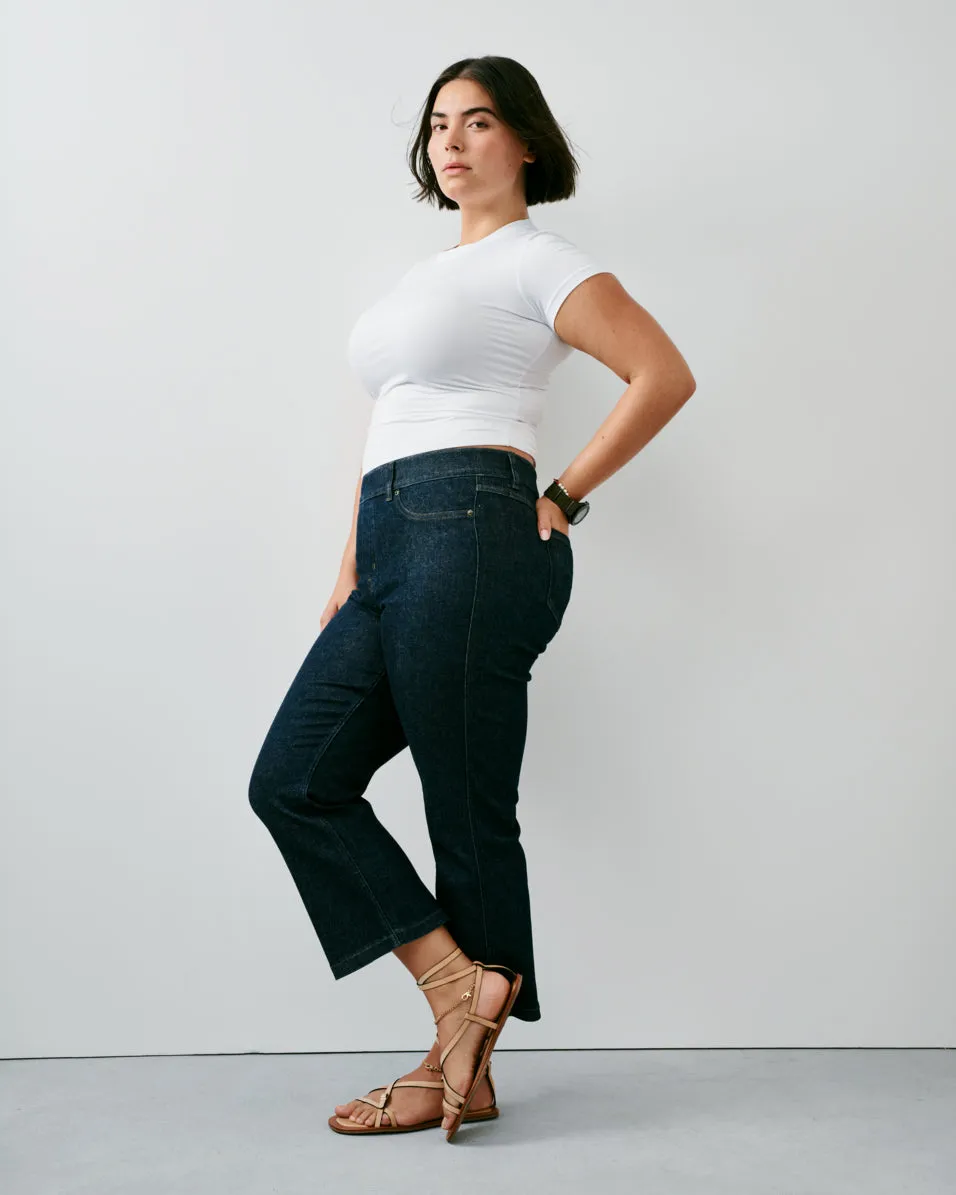 SPANXshape™ EveryWear Kick Flare Jeans, Raw Indigo