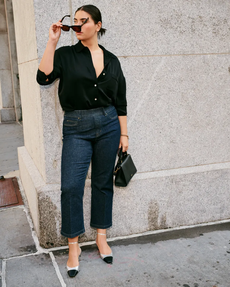 SPANXshape™ EveryWear Kick Flare Jeans, Raw Indigo