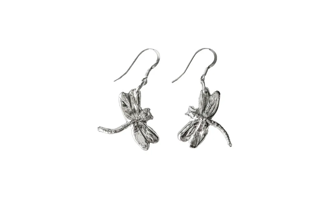 Sterling Silver Dragonfly  earrings