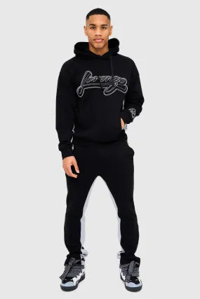 SWISH TRACKSUIT - BLACK/GREY