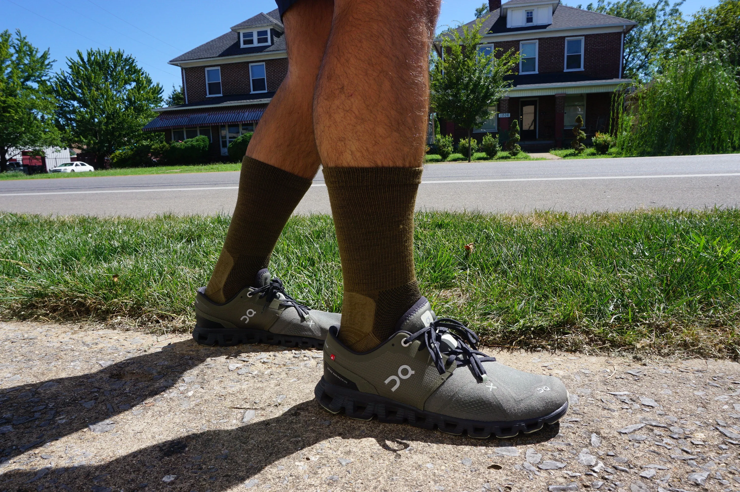 The Black Bibs Socks - Merino Brown