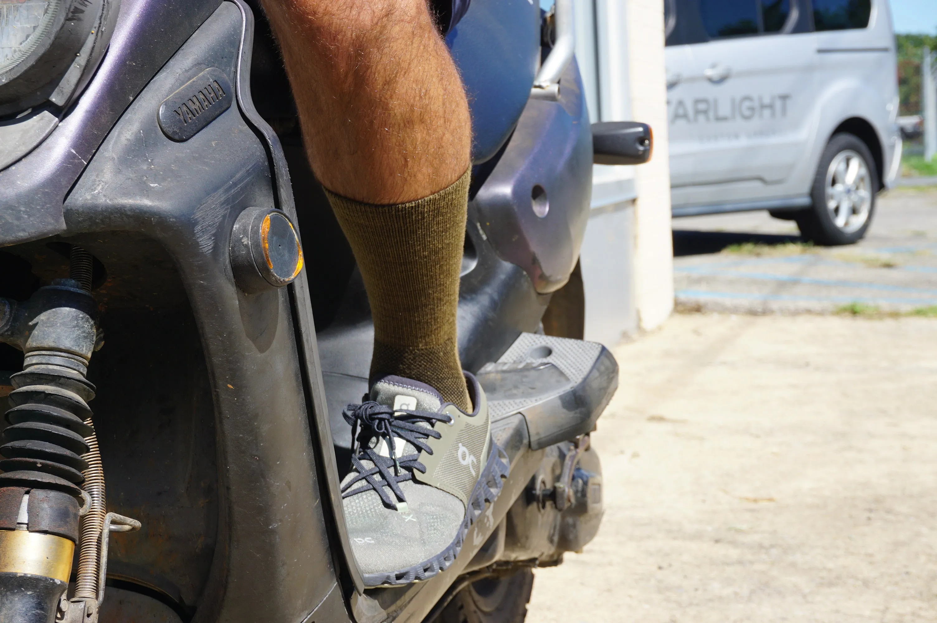 The Black Bibs Socks - Merino Brown