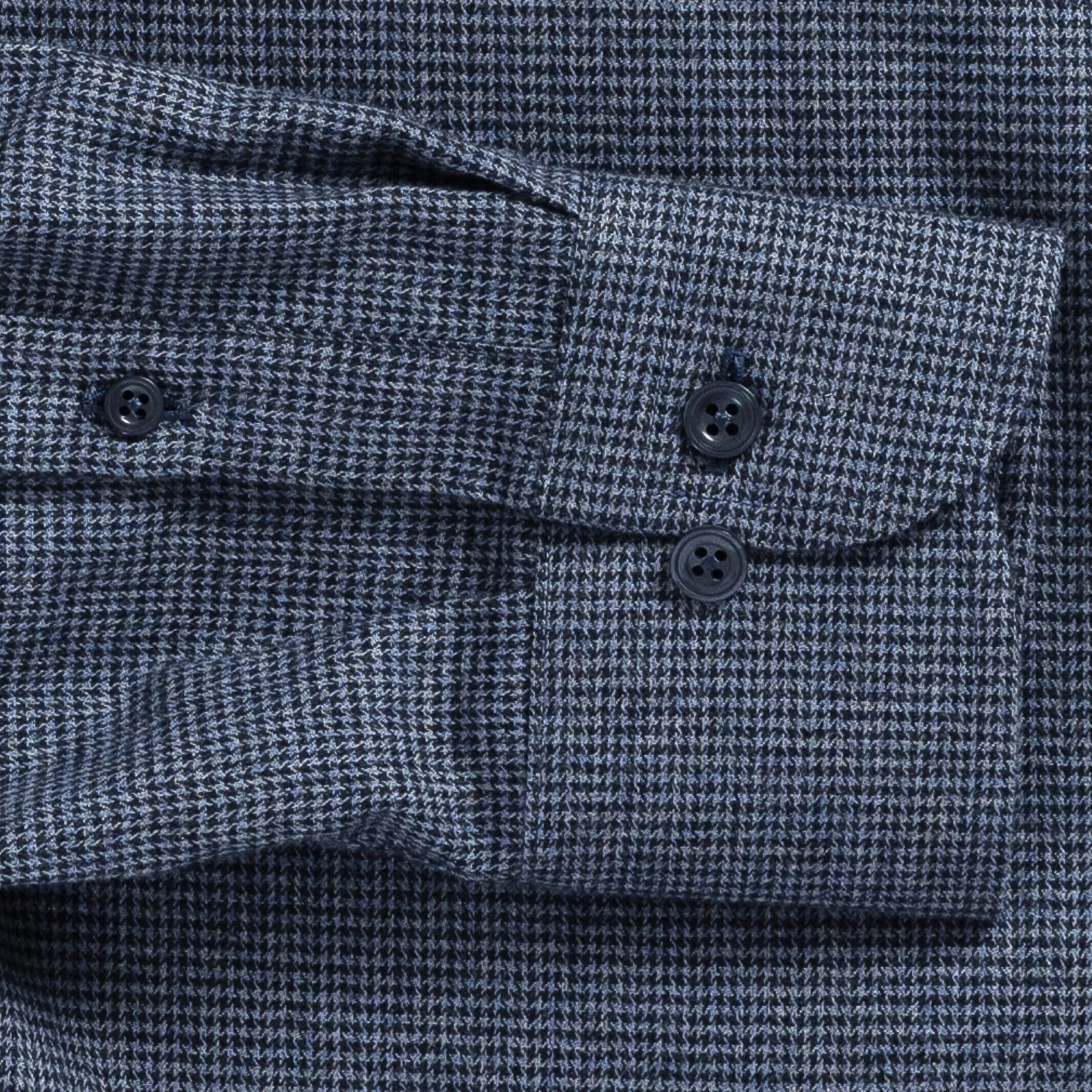 The Blue Conlon Houndstooth Custom Shirt