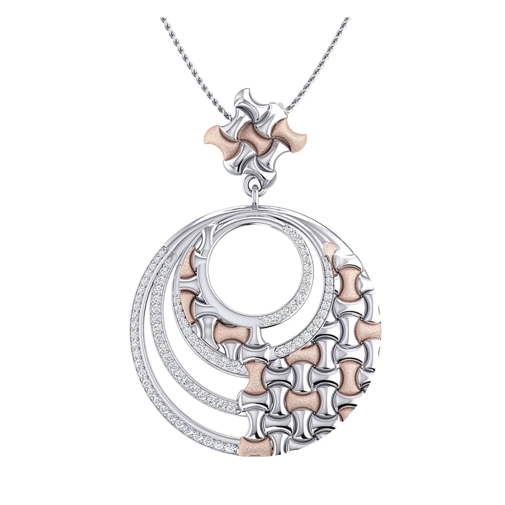 THE WAFFLE WEAVE PENDANT