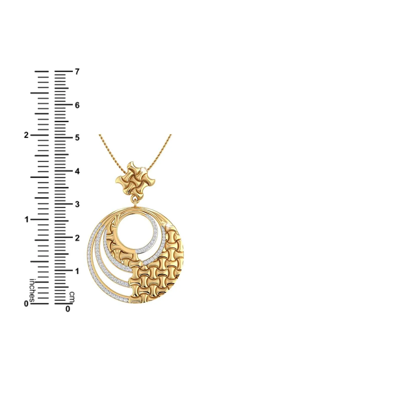 THE WAFFLE WEAVE PENDANT