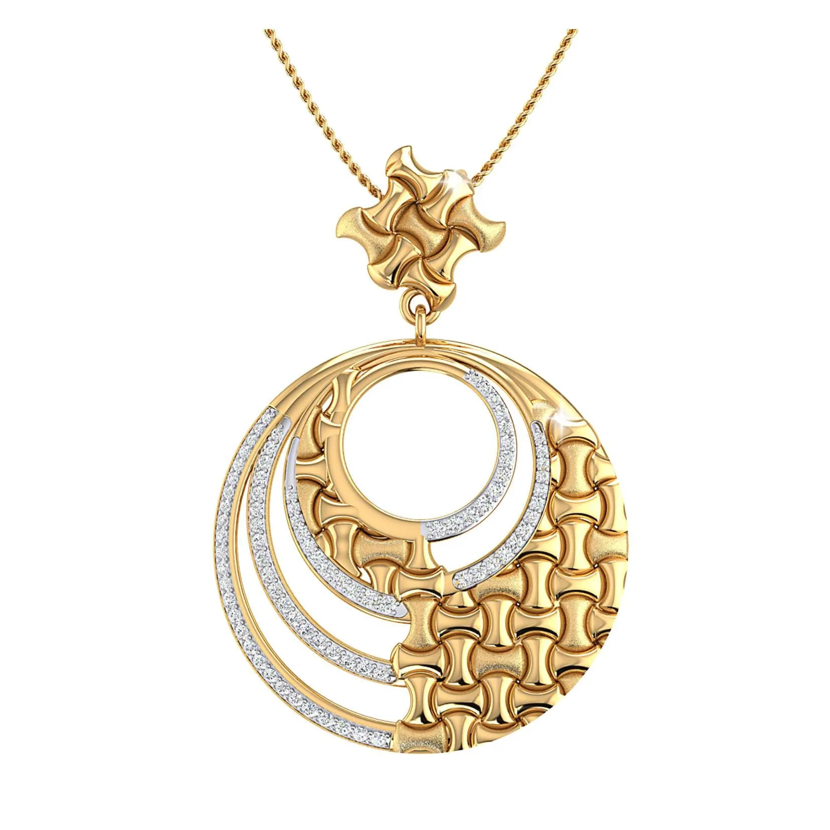 THE WAFFLE WEAVE PENDANT