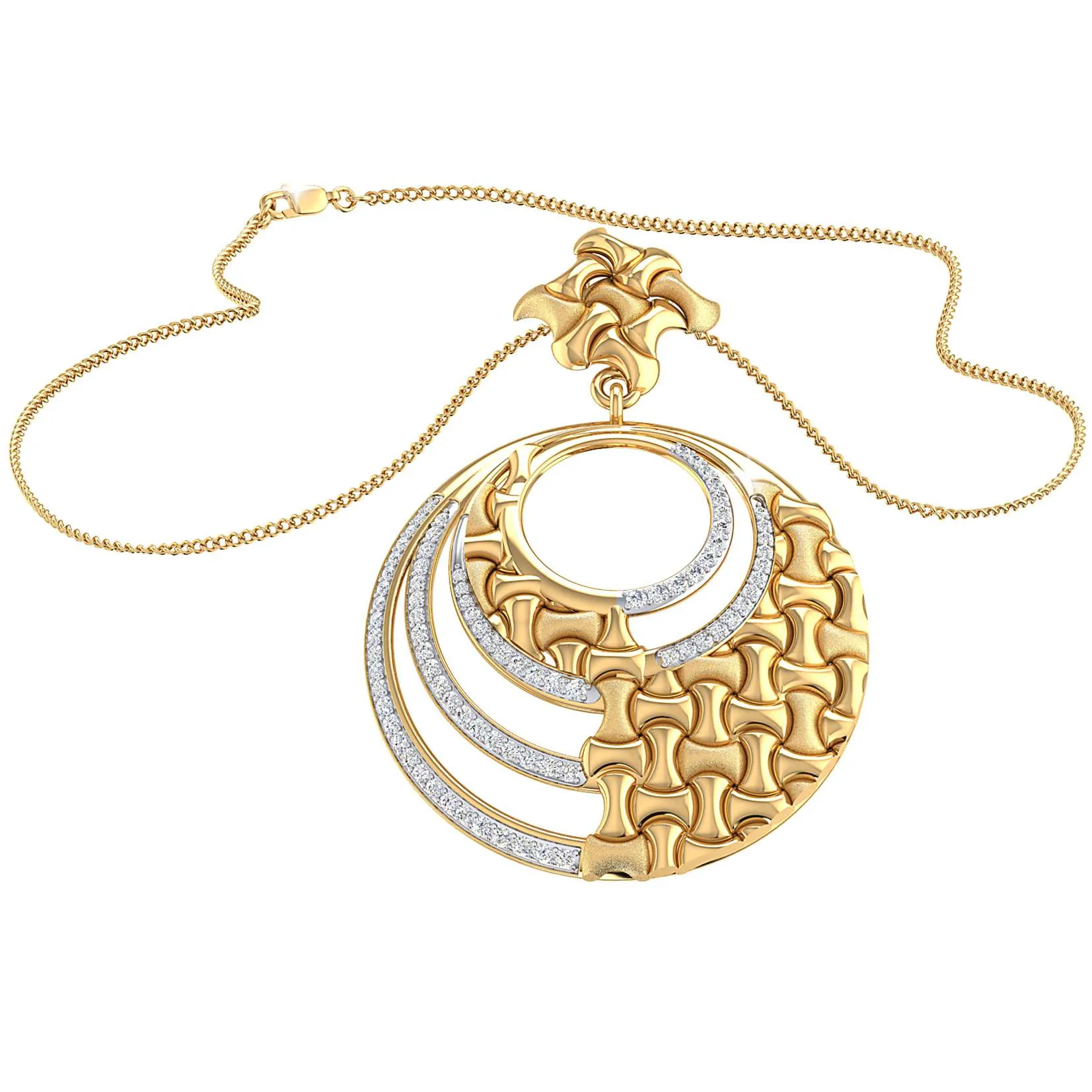 THE WAFFLE WEAVE PENDANT