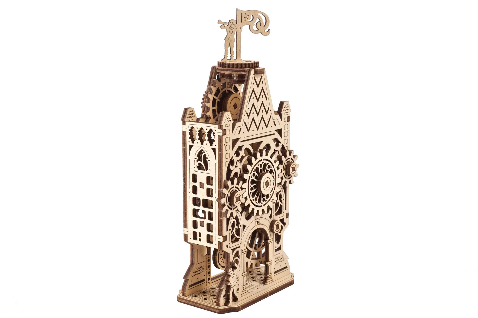 Ugears Old Clock Tower ★Mechanical 3D Puzzle Kit Model Toys Gift Present Birthday Xmas Christmas Kids Adults