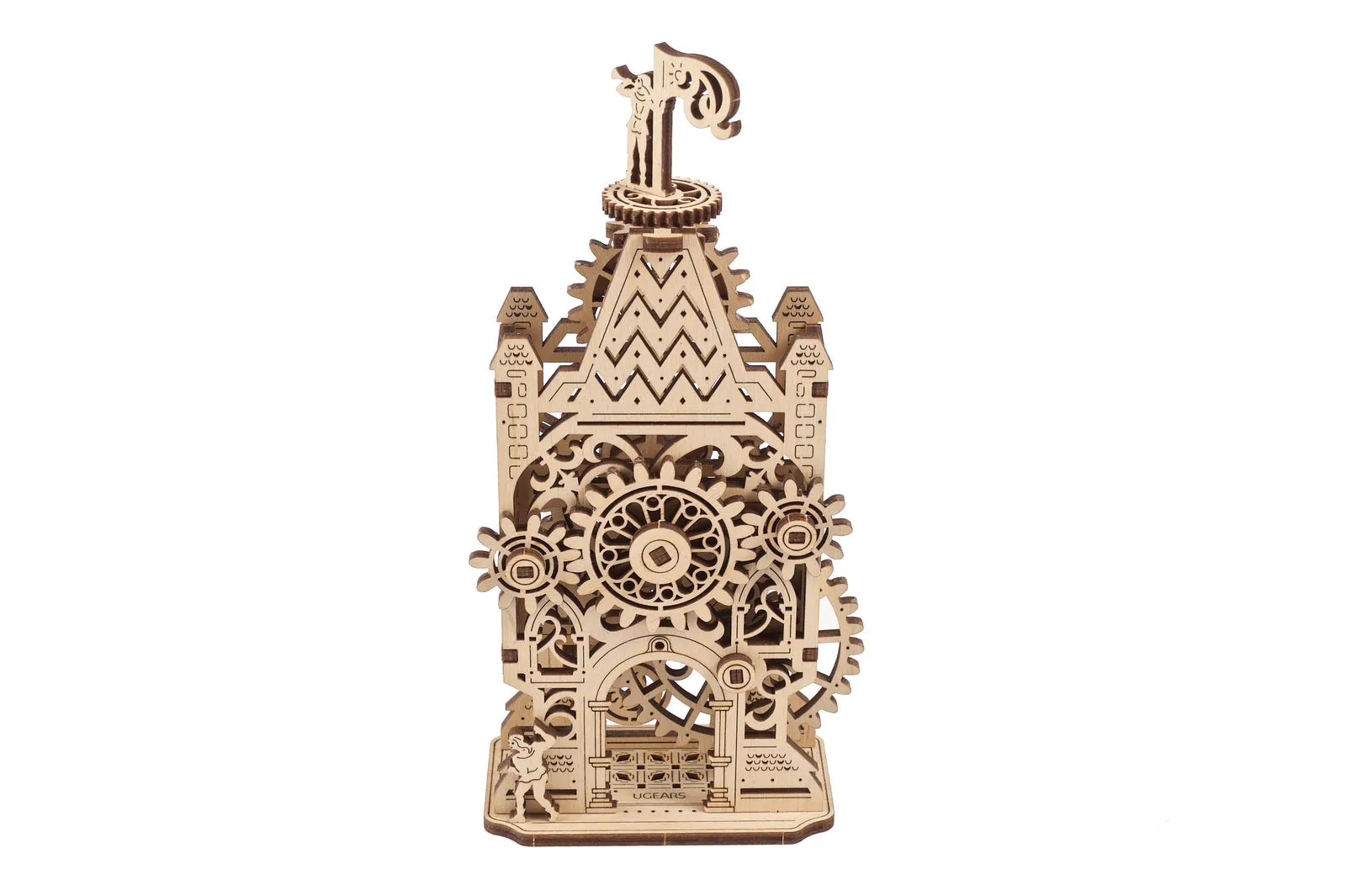 Ugears Old Clock Tower ★Mechanical 3D Puzzle Kit Model Toys Gift Present Birthday Xmas Christmas Kids Adults