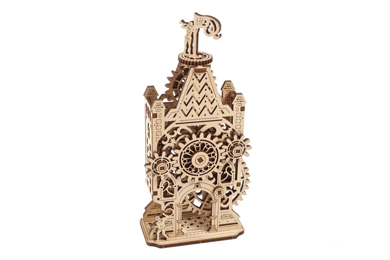Ugears Old Clock Tower ★Mechanical 3D Puzzle Kit Model Toys Gift Present Birthday Xmas Christmas Kids Adults