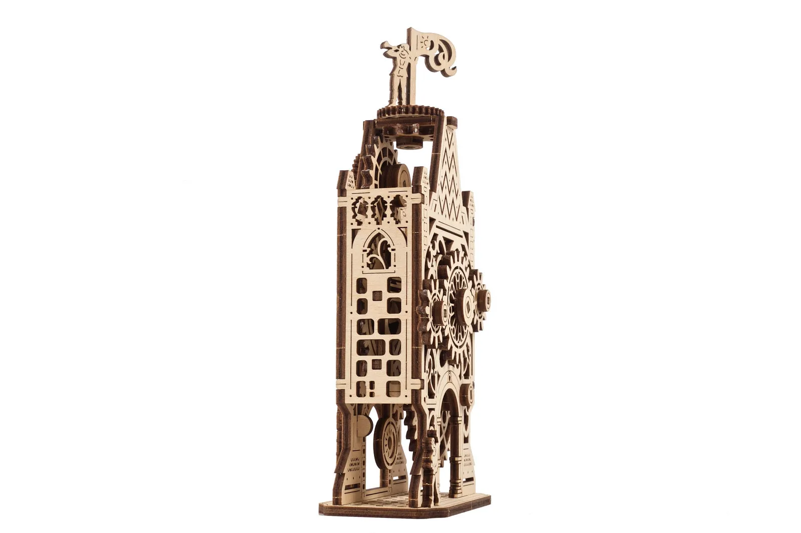 Ugears Old Clock Tower ★Mechanical 3D Puzzle Kit Model Toys Gift Present Birthday Xmas Christmas Kids Adults