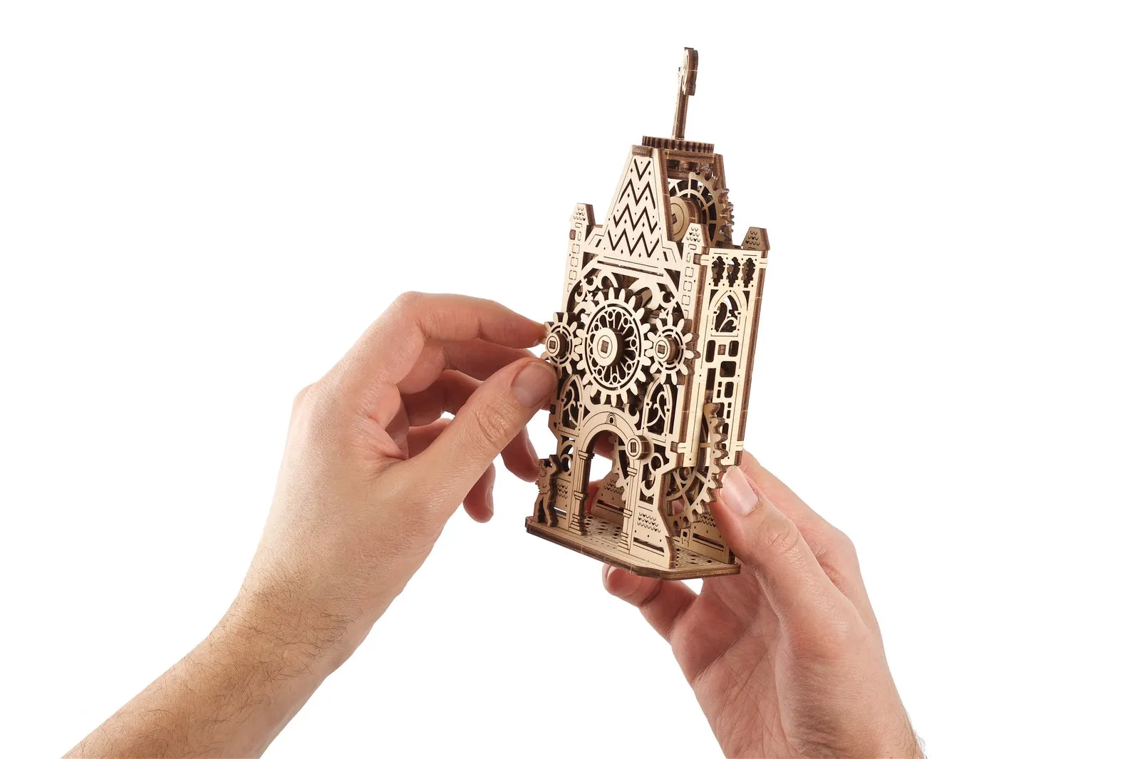 Ugears Old Clock Tower ★Mechanical 3D Puzzle Kit Model Toys Gift Present Birthday Xmas Christmas Kids Adults