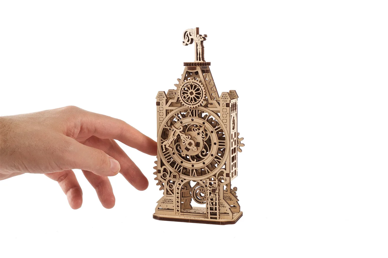 Ugears Old Clock Tower ★Mechanical 3D Puzzle Kit Model Toys Gift Present Birthday Xmas Christmas Kids Adults