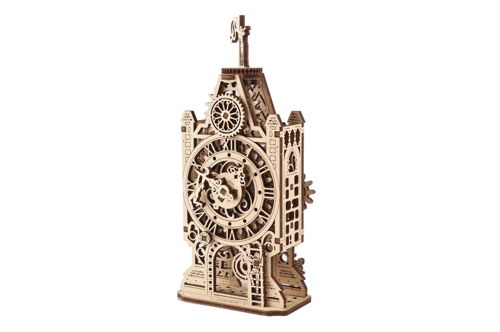 Ugears Old Clock Tower ★Mechanical 3D Puzzle Kit Model Toys Gift Present Birthday Xmas Christmas Kids Adults