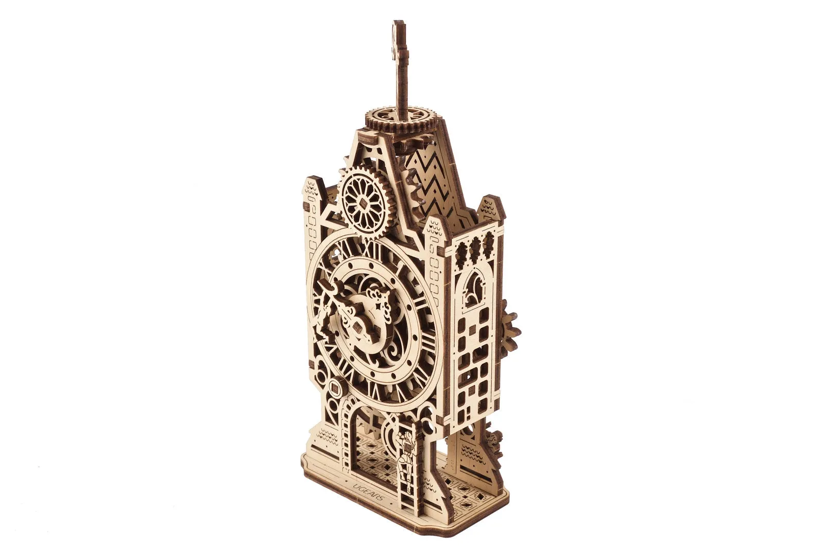 Ugears Old Clock Tower ★Mechanical 3D Puzzle Kit Model Toys Gift Present Birthday Xmas Christmas Kids Adults